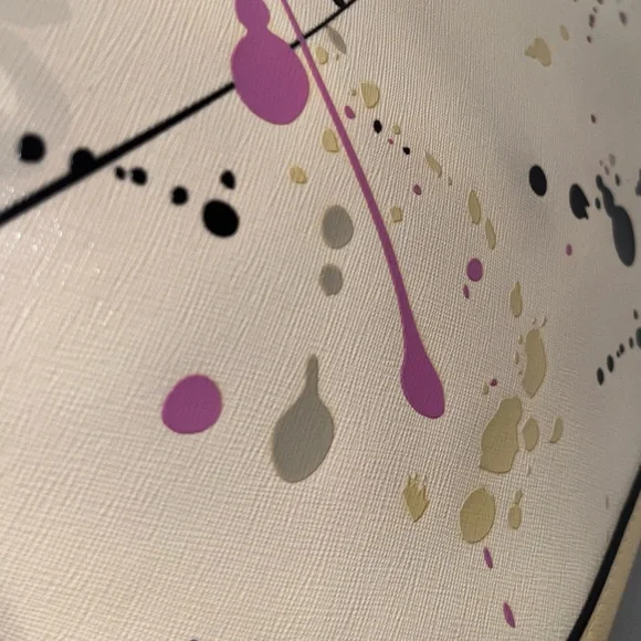 Henri Bendel West 57th Ltd Edition Splatter Paint Satchel Bag - Picture 5 of 14